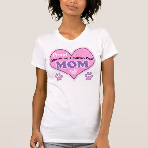 Proud American Eskimo Dog Mom T-Shirt