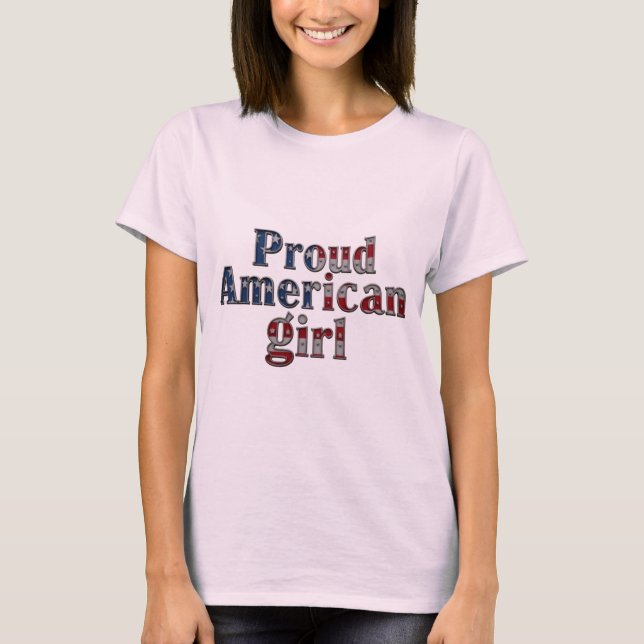 Proud American Girl Tee (Front)