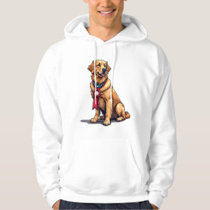 Proud American Golden Retriever Vintage Tee 4