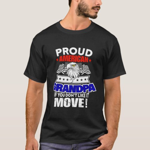Proud American Grandpa T_Shirt