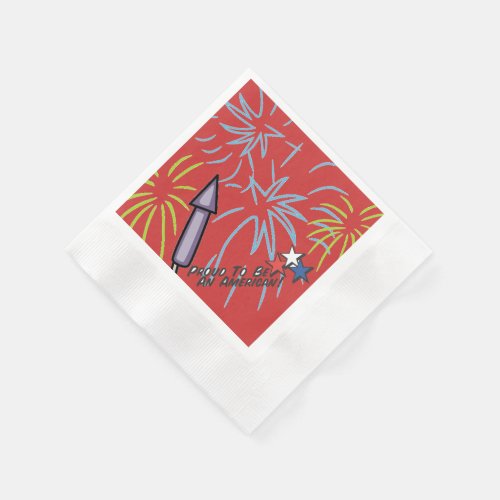 Proud American _ Paper Napkins