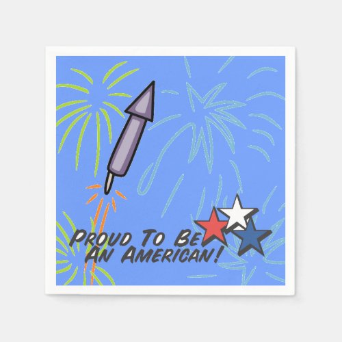 Proud American _ Paper Napkins