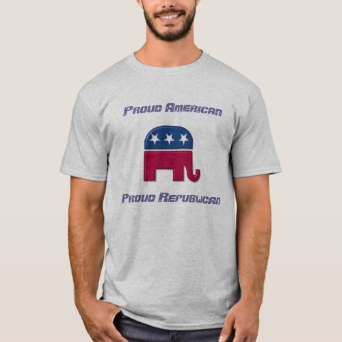 Proud American Proud Republican T_Shirt