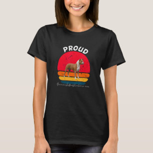 Proud American Staffordshire Terrier Dog Mom T-Shirt