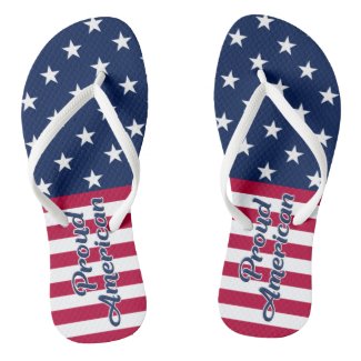 Proud American stars & stripes USA flag patriotic