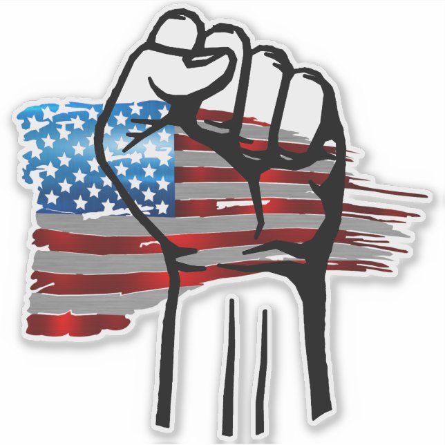 PROUD AMERICAN STICKER (Front)