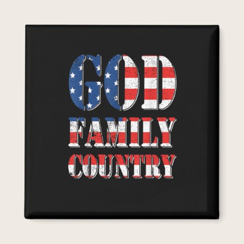 Proud American Us Flag God Family Country Magnet Proud American Us Flag God Family Country Magnet