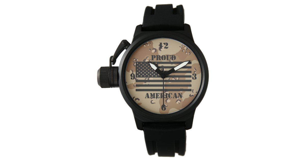 Personalized USA Freedom Tribute Watch - Custom Name  Proud American Gift