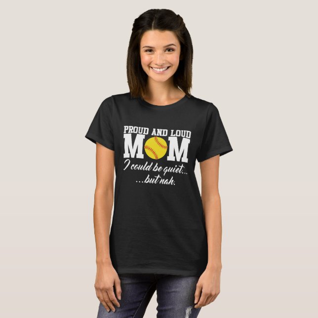  All Star Softball Mom Design T-Shirt : Clothing, Shoes