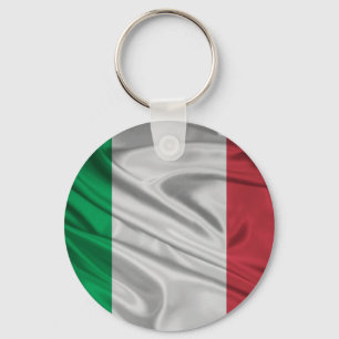 Proud and Patriotic Italian Flag Keychain