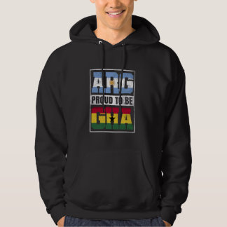 Proud Argentinian Ghanaian Mix Argentina and Ghana Hoodie