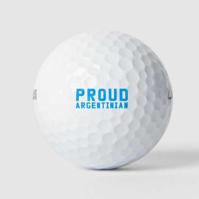 Proud Argentinian Golf Balls (Front)