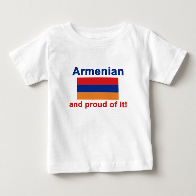Proud Armenian Baby T-Shirt (Front)