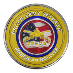 Proud Armor Veteran Golf Ball Marker