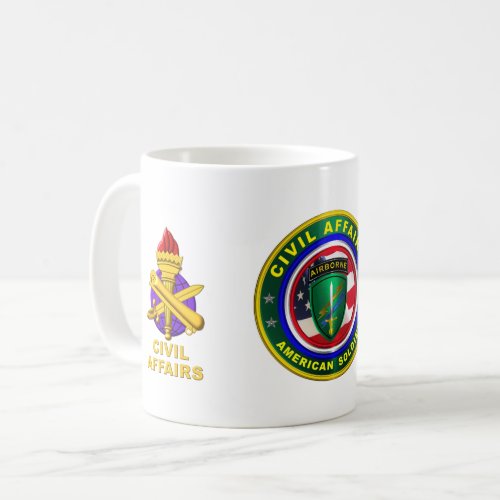 Proud Army Civil Affairs Soldier Coffee Mug