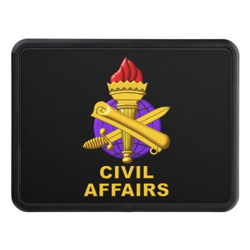 Proud Army Civil Affairs Veteran Hitch Cover