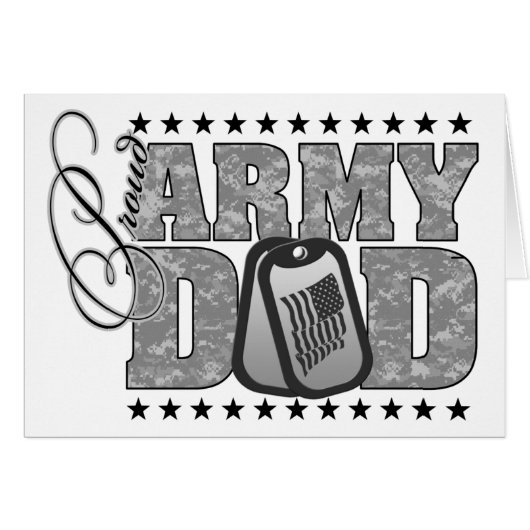 Proud Army Dad ACU Cards (Front Horizontal)