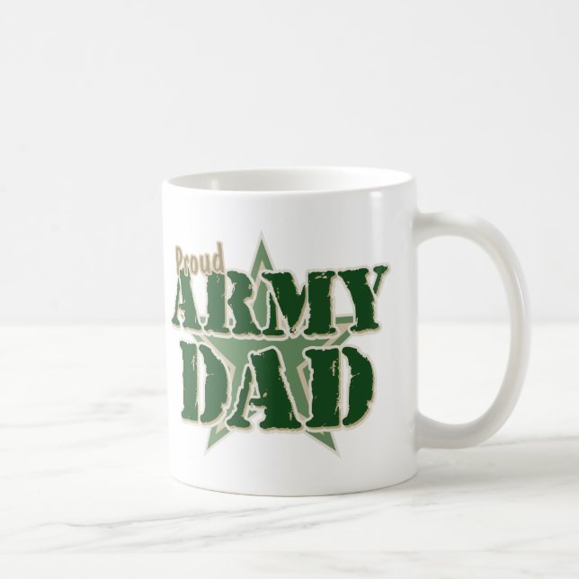 Proud Army Dad Coffee Mug (Right)