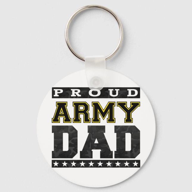 Proud Army Dad Keychain (Front)
