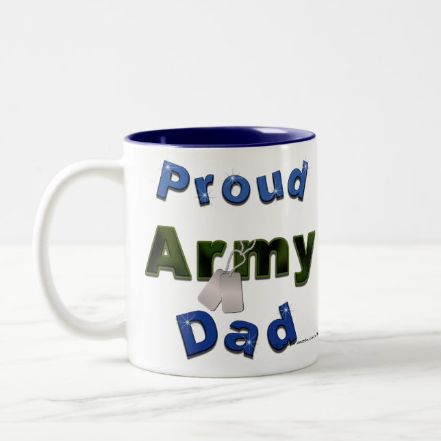 Proud Army Dad Mug (Left)