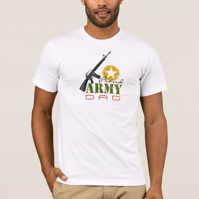 Proud Army Dad T-Shirt (Front)