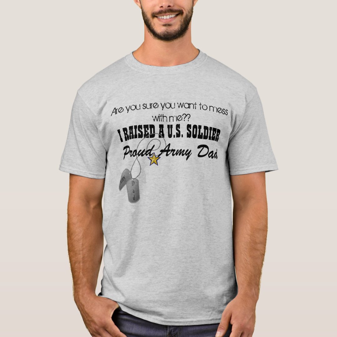 Proud Army Dad T-Shirt | Zazzle