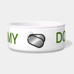 PROUD ARMY DOG BOWL<br><div class="desc">PROUD ARMY DOG</div>