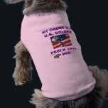 PROUD ARMY DOG TEE<br><div class="desc">My daddy is a U.S. Soldier... . Proud ARMY dog</div>