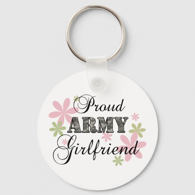 Proud Army Girlfriend [fl c] Keychain (Front)