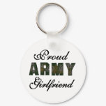 Proud Army Girlfriend Keychain