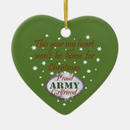 Proud Army Girlfriend Ornament