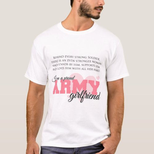 Proud Army Girlfriend T_Shirt