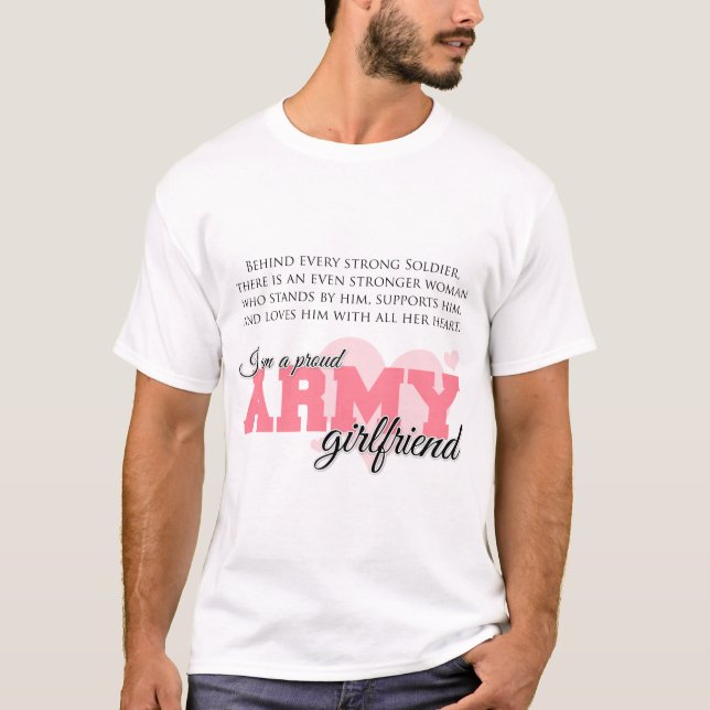 Proud Army Girlfriend T-Shirt (Front)