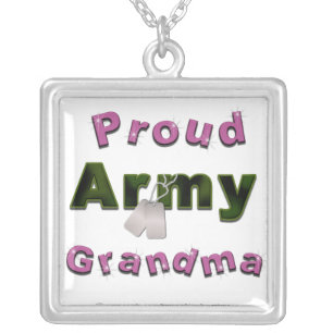 Proud Army Grandma Necklace