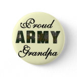 Proud Army Grandpa Tshirts and Gifts Pinback Button