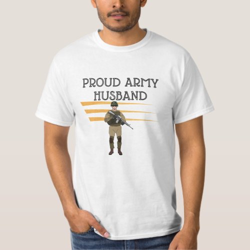 Proud Army Husband Classic T_Shirts