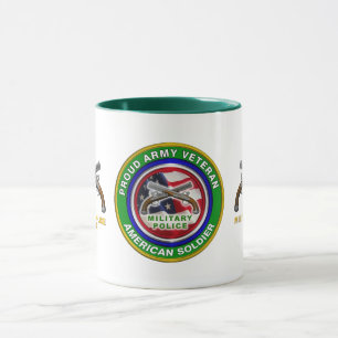 Proud Army Military Police Corps Veteran Mug