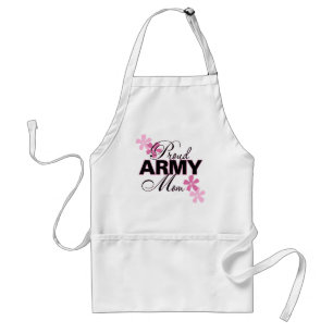 Proud Army Mom Adult Apron