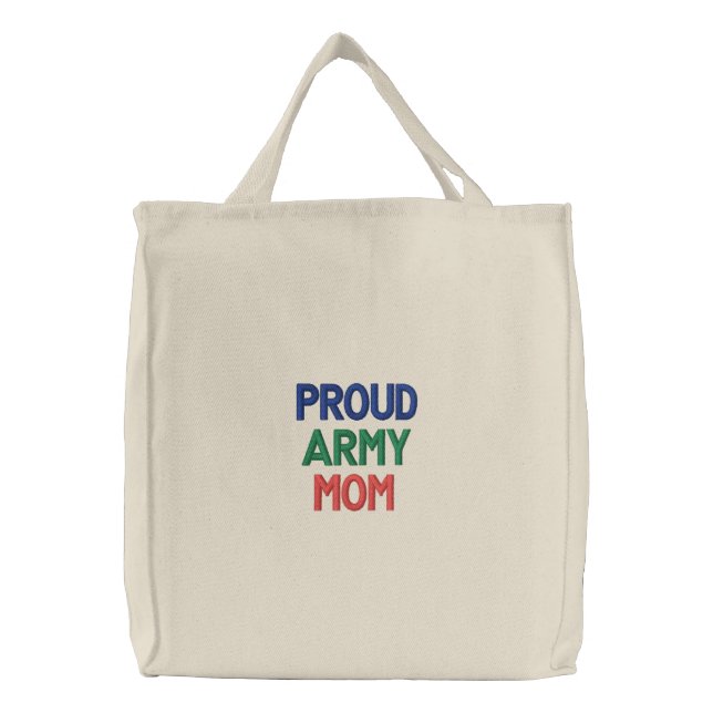 PROUD ARMY MOM Bag (Front)
