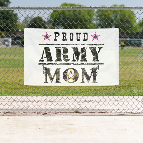 Proud Army Mom Banner