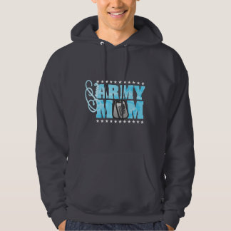 Proud Army Mom Blue Camo Hoodie