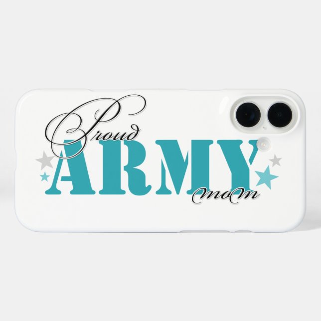 Proud Army Mom Case-Mate iPhone Case (Back (Horizontal))