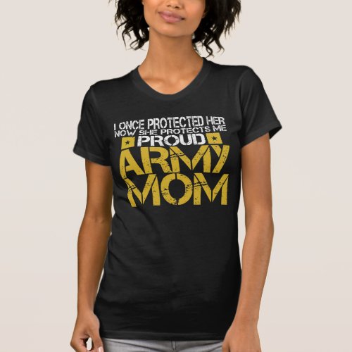 Proud Army Mom Daughter T_Shirt