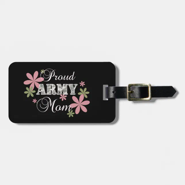 Proud Army Mom [fl c] Luggage Tag (Front Horizontal)