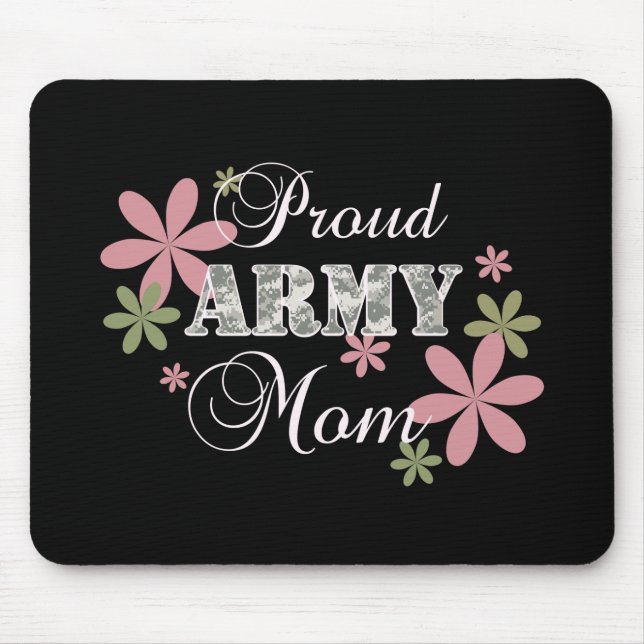 Proud Army Mom [fl c] Mouse Pad (Front)