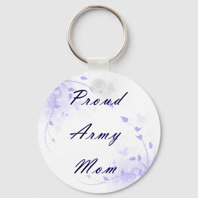 Proud Army Mom Keychain (Front)