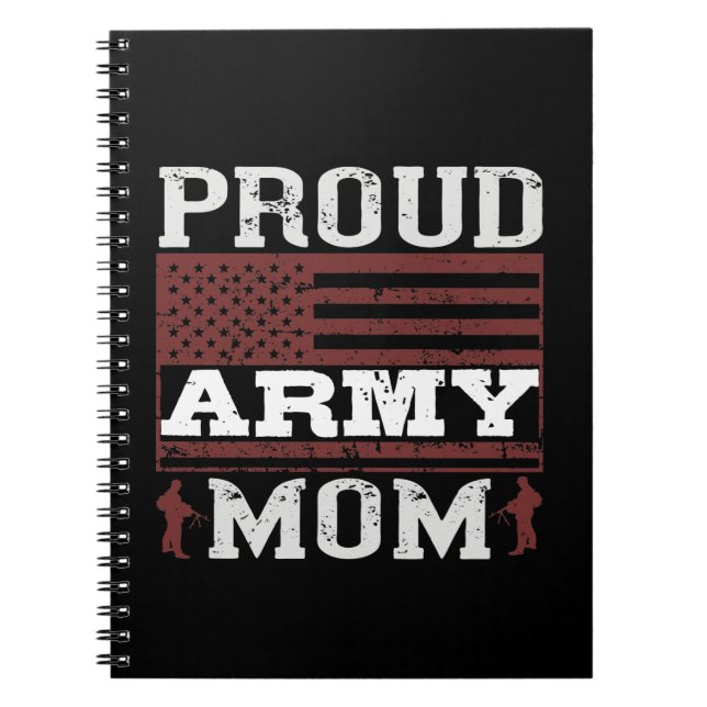 Proud Army Mom Notebook (Front)