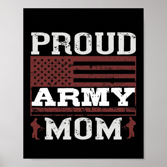 Proud Army Mom Poster (Front)
