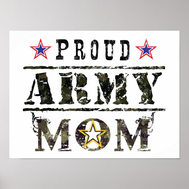 Proud Army Mom Poster (Front)