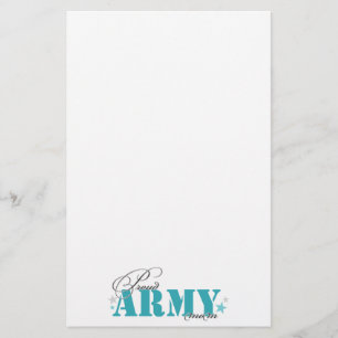 Proud Army Mom Stationery